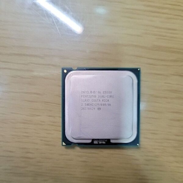 Intel Pentium E5200雙核心CPU 2.5G 2M/800 LGA 775腳位 二手 拆機 散裝